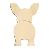 Laser-cut baltic birch silhouette of CARDIGAN WELSH CORGI TWO PIECE BACK