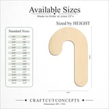 Size reference chart for CARTOON CANDY CANE