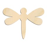Laser-cut baltic birch silhouette of CARTOON DRAGON FLY