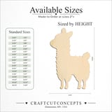 Size reference chart for CARTOON SHEEP