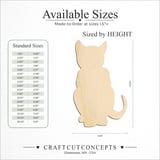 Size reference chart for FRONT SITTING CAT