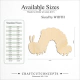 Size reference chart for CATERPILLAR