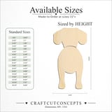 Size reference chart for CAV A JACK