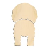 Laser-cut baltic birch silhouette of CAVALIER KING CHARLES SPANIEL