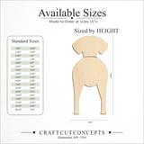 Size reference chart for CHESAPEAKE BAY RETRIEVER