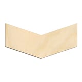 Laser-cut baltic birch silhouette of CHEVRON ARROW