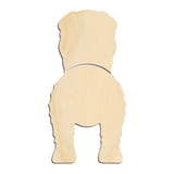 Laser-cut baltic birch silhouette of CHINESE SHAR PEI