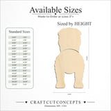 Size reference chart for CHINESE SHAR PEI