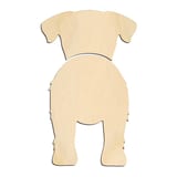 Laser-cut baltic birch silhouette of CHINOOK