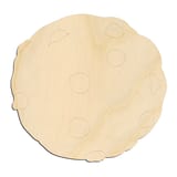 Laser-cut baltic birch silhouette of CHOCOLATE CHIP COOKIE