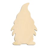 Laser-cut baltic birch silhouette of CHRISTMAS GNOME