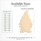 Size reference chart for CHRISTMAS GNOME