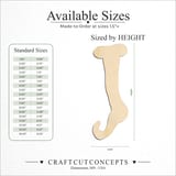 Size reference chart for LONG CHRISTMAS STOCKING