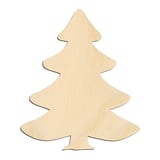Laser-cut baltic birch silhouette of CHRISTMAS TREE TIERED