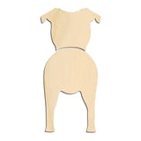 Laser-cut baltic birch silhouette of CHUG