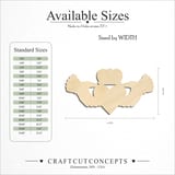 Size reference chart for Claddagh Symbol