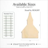 Size reference chart for CLASSIC CHURCH