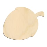 Laser-cut baltic birch silhouette of CLASSIC ENGRAVED ACORN
