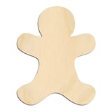Laser-cut baltic birch silhouette of CLASSIC GINGERBREAD MAN SILHOUETTE