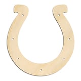 Laser-cut baltic birch silhouette of CLASSIC HORSE SHOE