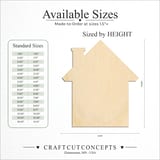 Size reference chart for CLASSIC HOUSE