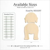 Size reference chart for CLUMBER SPANIEL