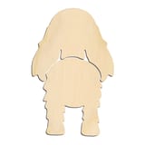 Laser-cut baltic birch silhouette of COCKER SPANIEL TWO PIECE BACK VIEW