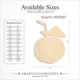 Size reference chart for Coconut Drink with Straw