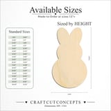 Size reference chart for COMPACT FRONT BUNNY