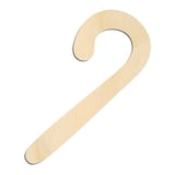 Laser-cut baltic birch silhouette of Candy Cane