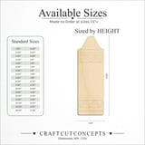 Size reference chart for CRAYON
