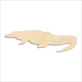 Laser-cut baltic birch silhouette of CROC