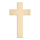 Laser-cut baltic birch silhouette of CROSS