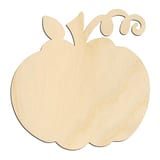 Laser-cut baltic birch silhouette of Curly Vine Pumpkin