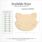 Size reference chart for CUTE CAT FACE