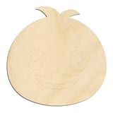 Laser-cut baltic birch silhouette of CUTE DUCK FACE