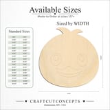 Size reference chart for CUTE DUCK FACE