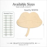 Size reference chart for CUTE SNAKE FACE