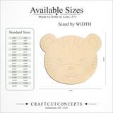 Size reference chart for CUTE TIGER FACE