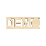 Laser-cut baltic birch silhouette