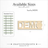 Size reference chart
