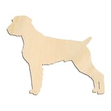 Laser-cut baltic birch silhouette of DEUTSCH DRAHTHAAR GERMAN SHORTHAIR