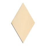 Laser-cut baltic birch silhouette of Diamond