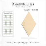 Size reference chart for Diamond