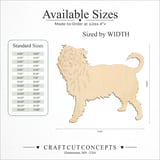 Size reference chart for Affenpinscher Dog