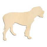 Laser-cut baltic birch silhouette of DOG AMERICAN BULLDOG