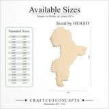 Size reference chart for DOG BICHON FRISE