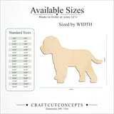 Size reference chart for DOG SILHOUETTE CAVACHON
