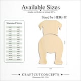 Size reference chart for DOGUES DE BORDEAUX