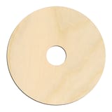 Laser-cut baltic birch silhouette of DONUT CIRCLE